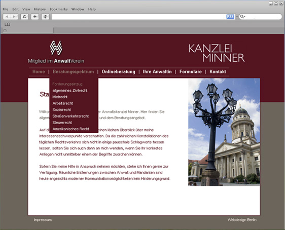 Webdesign Kanzlei