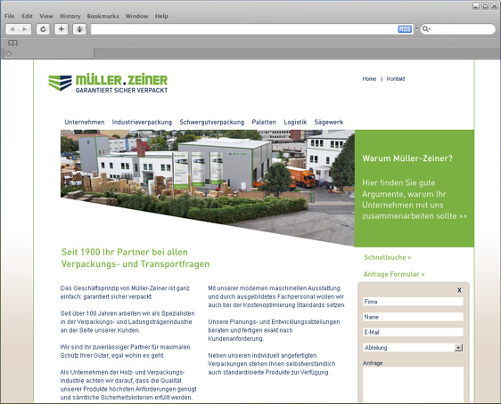 Webdesign Holzhandel